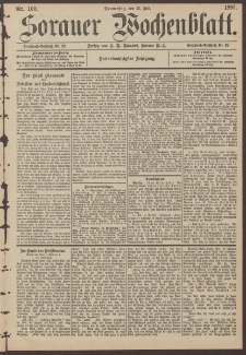 Sorauer Wochenblatt, Nr. 160. (13. Juli 1893)