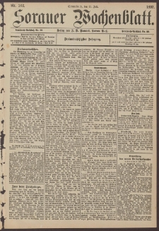 Sorauer Wochenblatt, Nr. 162. (15. Juli 1893)