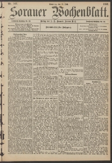 Sorauer Wochenblatt, Nr. 163. (16. Juli 1893)