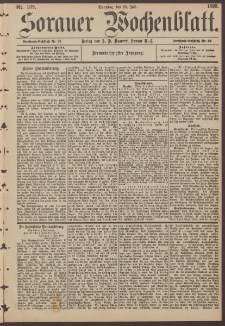 Sorauer Wochenblatt, Nr. 169. (23. Juli 1893)