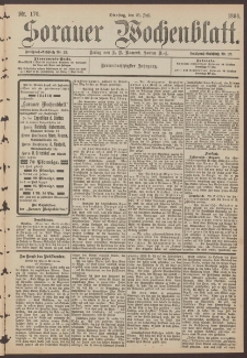 Sorauer Wochenblatt, Nr. 170. (25. Juli 1893)