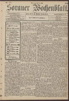 Sorauer Wochenblatt, Nr. 175. (30. Juli 1893)