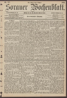 Sorauer Wochenblatt, Nr. 192. (20. August 1893)