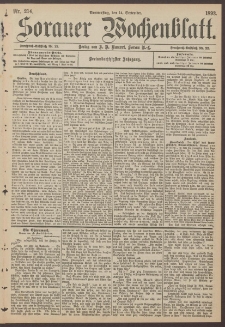 Sorauer Wochenblatt, Nr. 214. (14. September 1893)