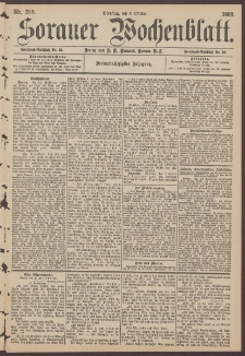 Sorauer Wochenblatt, Nr. 230. (3. Oktober 1893)