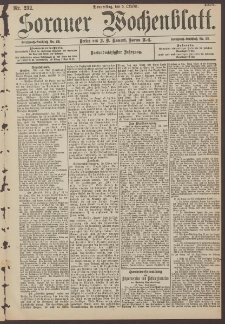 Sorauer Wochenblatt, Nr. 232. (5. Oktober 1893)