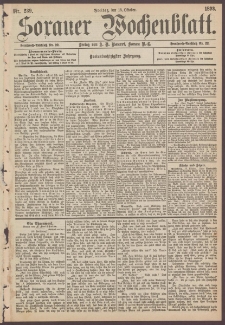 Sorauer Wochenblatt, Nr. 239. (13. Oktober 1893)