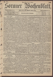 Sorauer Wochenblatt, Nr. 244. (19. Oktober 1893)