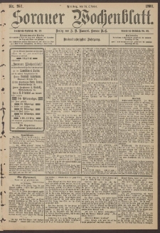 Sorauer Wochenblatt, Nr. 251. (27. Oktober 1893)