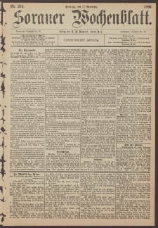 Sorauer Wochenblatt, Nr. 269. (17. November 1893)