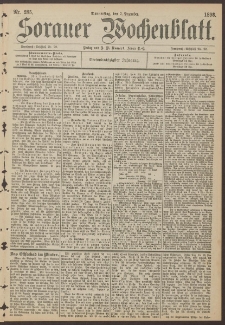 Sorauer Wochenblatt, Nr. 284. (6. Dezember 1893)