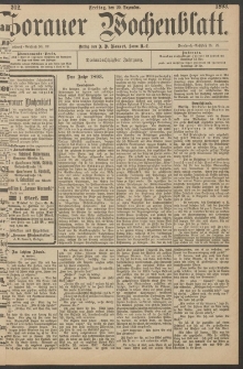 Sorauer Wochenblatt, Nr. 302. (29. Dezember 1893)