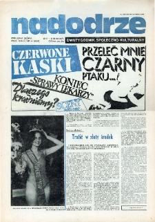 Nadodrze: dwutygodnik społeczno-kulturalny, nr 4 (21 II - 5 III 1988 R.)
