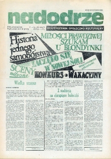 Nadodrze: dwutygodnik społeczno-kulturalny, nr 16 (7 - 20 VIII 1988 R.)