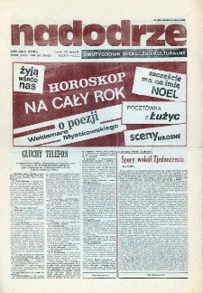 Nadodrze: dwutygodnik społeczno-kulturalny, nr 25 (11 - 24 XII 1988 R.)
