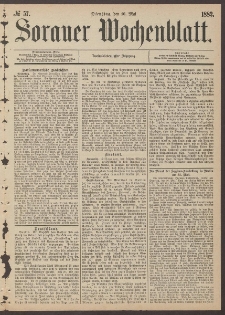 Sorauer Wochenblatt, No. 57. (16. Mai 1882)