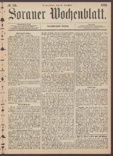 Sorauer Wochenblatt, No. 150. (21. December 1882)