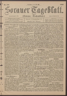 Sorauer Tageblatt (Sorauer Wochenblatt), Nr. 160. (13. Juli 1898)