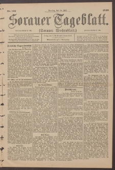 Sorauer Tageblatt (Sorauer Wochenblatt), Nr. 162. (15. Juli 1898)