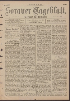 Sorauer Tageblatt (Sorauer Wochenblatt), Nr. 169. (23. Juli 1898)