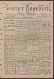 Sorauer Tageblatt (Sorauer Wochenblatt), Nr. 170. (24. Juli 1898))