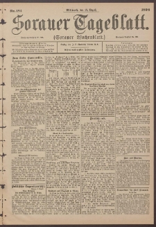 Sorauer Tageblatt (Sorauer Wochenblatt), Nr. 184. (10. August 1898)