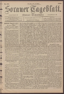 Sorauer Tageblatt (Sorauer Wochenblatt), Nr. 195. (23. August 1898)