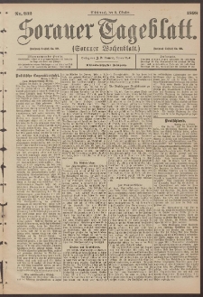 Sorauer Tageblatt (Sorauer Wochenblatt), Nr. 232. (5. Oktober 1898)