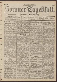 Sorauer Tageblatt (Sorauer Wochenblatt), Nr. 30. (5. Februar 1898)