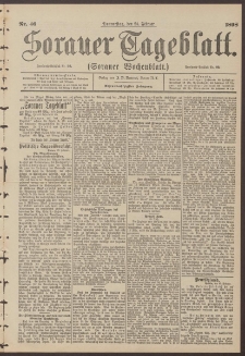 Sorauer Tageblatt (Sorauer Wochenblatt), Nr. 46. (24. Februar 1898)