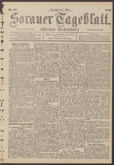 Sorauer Tageblatt (Sorauer Wochenblatt), Nr. 50. (1. M&auml;rz 1898)