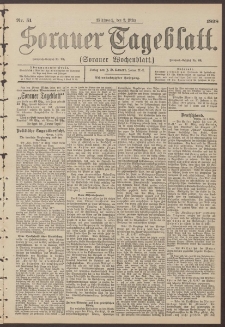 Sorauer Tageblatt (Sorauer Wochenblatt), Nr. 51. (2. M&auml;rz 1898)