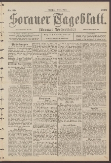 Sorauer Tageblatt (Sorauer Wochenblatt), Nr. 80. (5. April 1898)