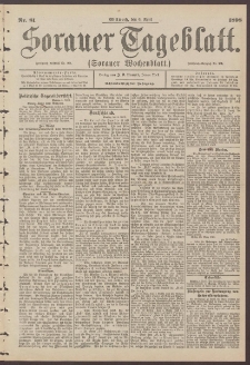 Sorauer Tageblatt (Sorauer Wochenblatt), Nr. 81. (6. April 1898)