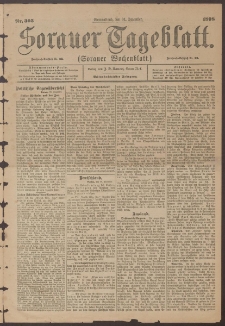 Sorauer Tageblatt (Sorauer Wochenblatt), Nr. 305. (31. Dezember 1898)