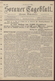 Sorauer Tageblatt (Sorauer Wochenblatt), Nr. 113. (15. Mai 1898)