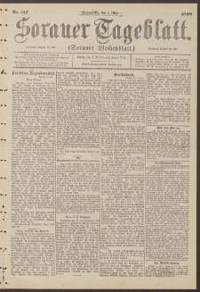 Sorauer Tageblatt (Sorauer Wochenblatt), Nr. 127. (4. Juni 1898)