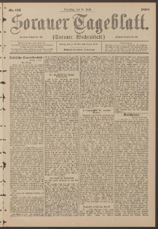 Sorauer Tageblatt (Sorauer Wochenblatt), Nr. 135. (14. Juni 1898)