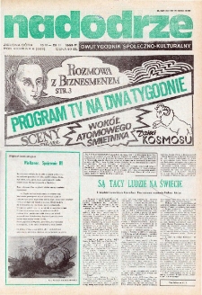 Nadodrze: dwutygodnik społeczno-kulturalny, nr 6 (15 III - 28 III 1989 R.)