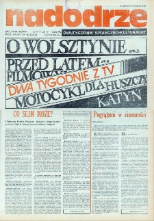 Nadodrze: dwutygodnik społeczno-kulturalny, nr 10 (10 V - 23 V 1989 R.)