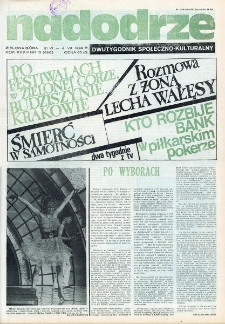 Nadodrze: dwutygodnik społeczno-kulturalny, nr 13 (21 VI - 4 VII 1989 R.)