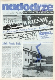 Nadodrze: dwutygodnik społeczno-kulturalny, nr 18 (30 VIII - 12 IX 1989 R.)