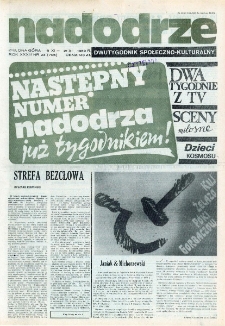 Nadodrze: dwutygodnik społeczno-kulturalny, nr 23 (8 XI-21 XI 1989 R.)