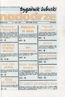 Nadodrze: tygodnik lubuski, nr 27 (12-18 XII 1989 r.)
