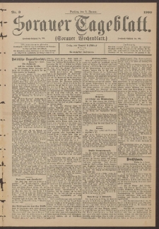 Sorauer Tageblatt (Sorauer Wochenblatt), Nr. 3. (5. Januar 1900)