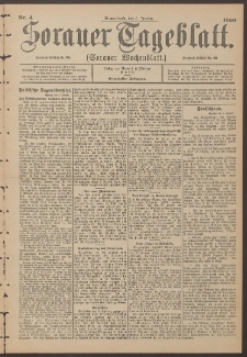 Sorauer Tageblatt (Sorauer Wochenblatt), Nr. 4. (6. Januar 1900)
