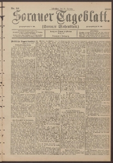 Sorauer Tageblatt (Sorauer Wochenblatt), Nr. 24. (30. Januar 1900)