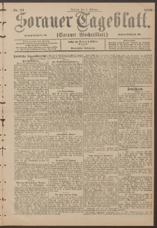 Sorauer Tageblatt (Sorauer Wochenblatt), Nr. 33. (9. Februar 1900)