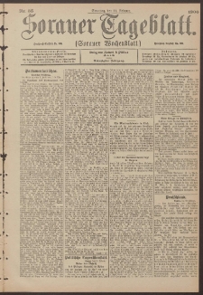 Sorauer Tageblatt (Sorauer Wochenblatt), Nr. 35. (11. Februar 1900)
