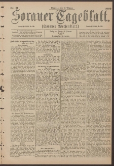 Sorauer Tageblatt (Sorauer Wochenblatt), Nr. 41. (18. Februar 1900)